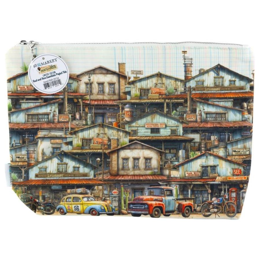 49 and Market Rust And Revs Project Tote rar-29154