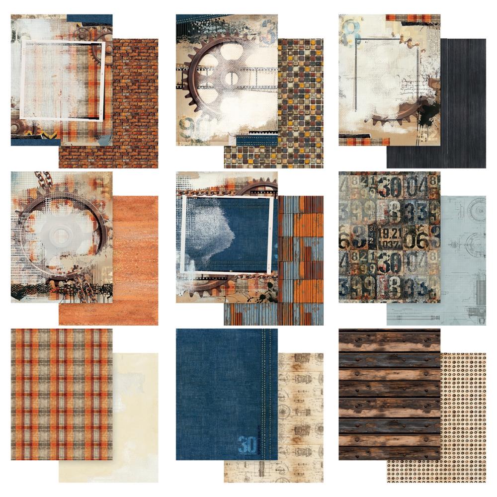49 and Market Rust and Revs 2.0 12 x 12 inch Paper Pack rr2-31379 inside
