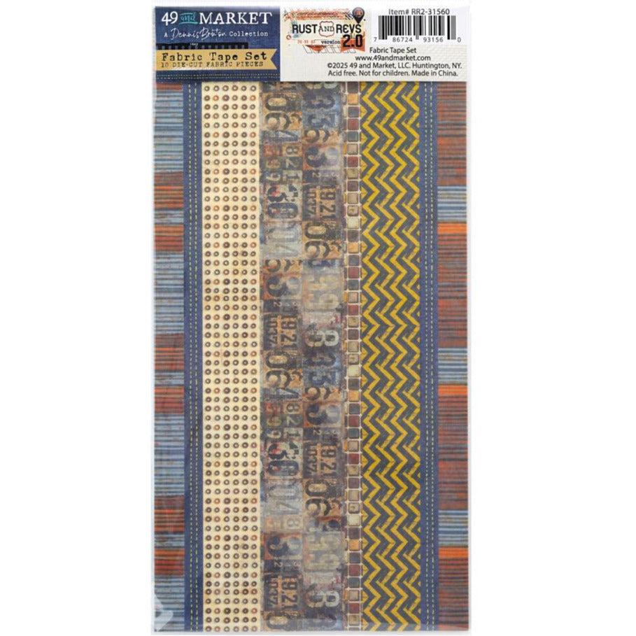 49 and Market Rust and Revs 2.0 Fabric Tape Sheets rr2-31560