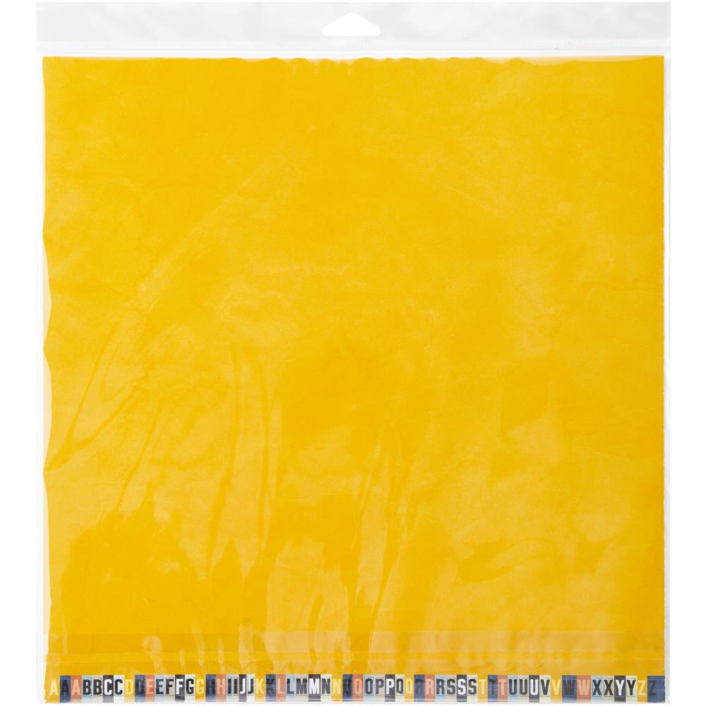 49 and Market Rust and Revs Solids 12 x 12 inch Paper Pack rr2-31386 yellow