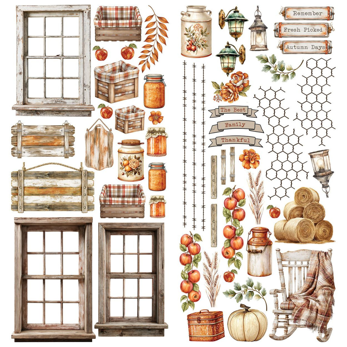 49 and Market Season's Bounty Laser Cut Elements dsb-38675 product image 1