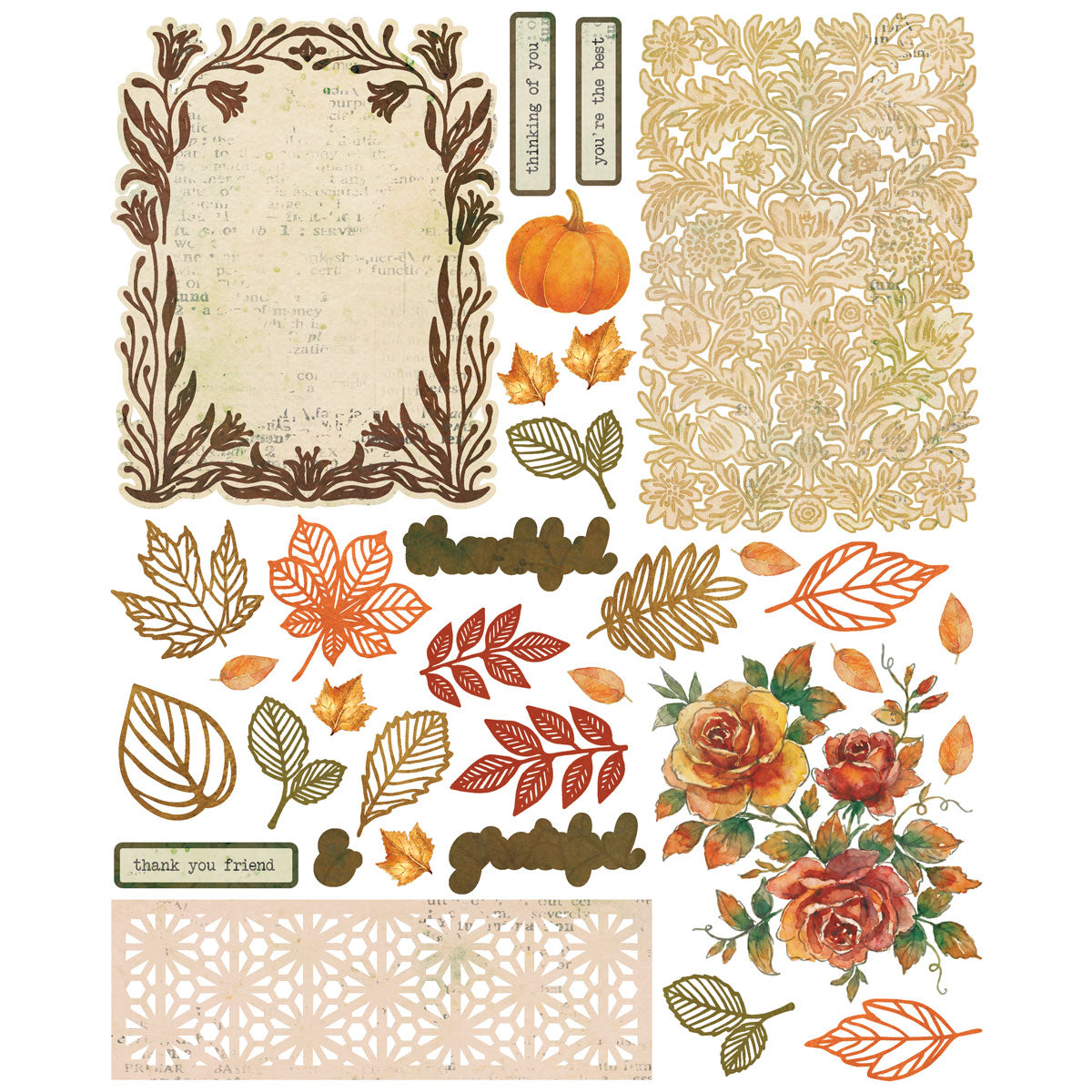 49 and Market Thankful Card Kit with Gold Foil aio-38743 product image 3