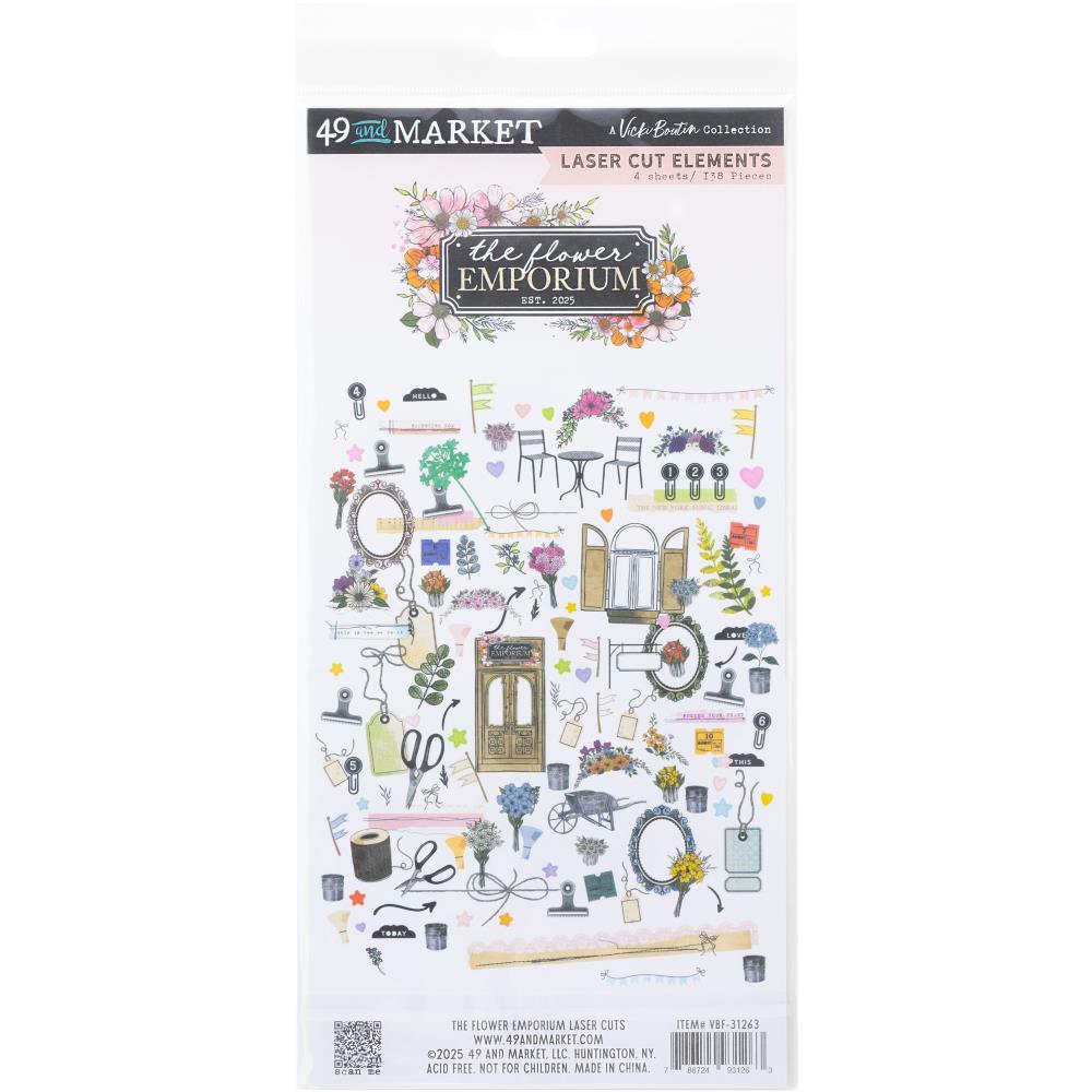 49 and Market The Flower Emporium Laser Cut Out Elements vbf-31263