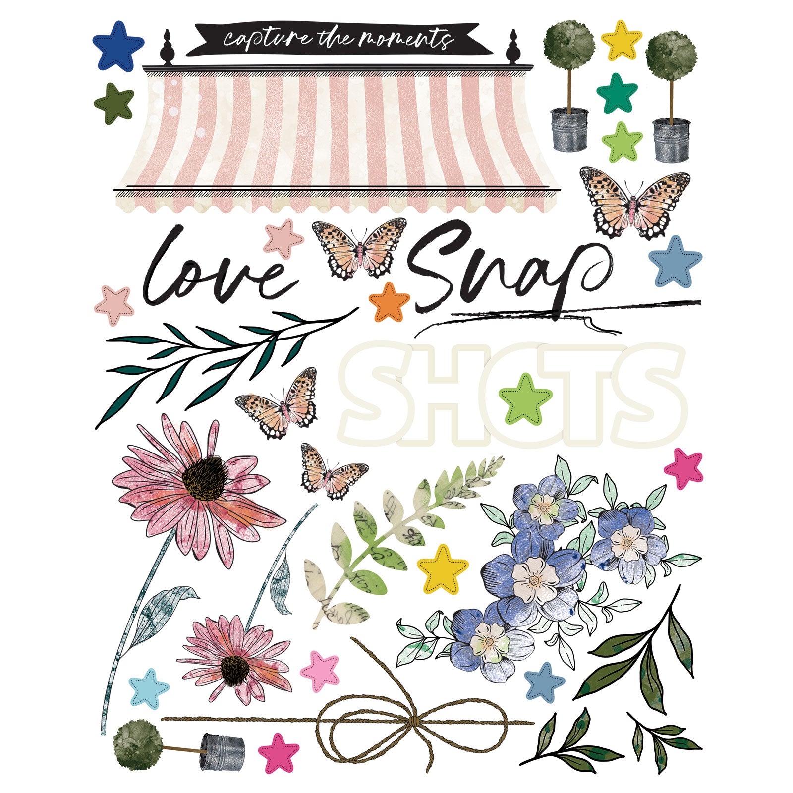 49 and Market The Flower Emporium Market Binder Album Kit vbf-31348 flower