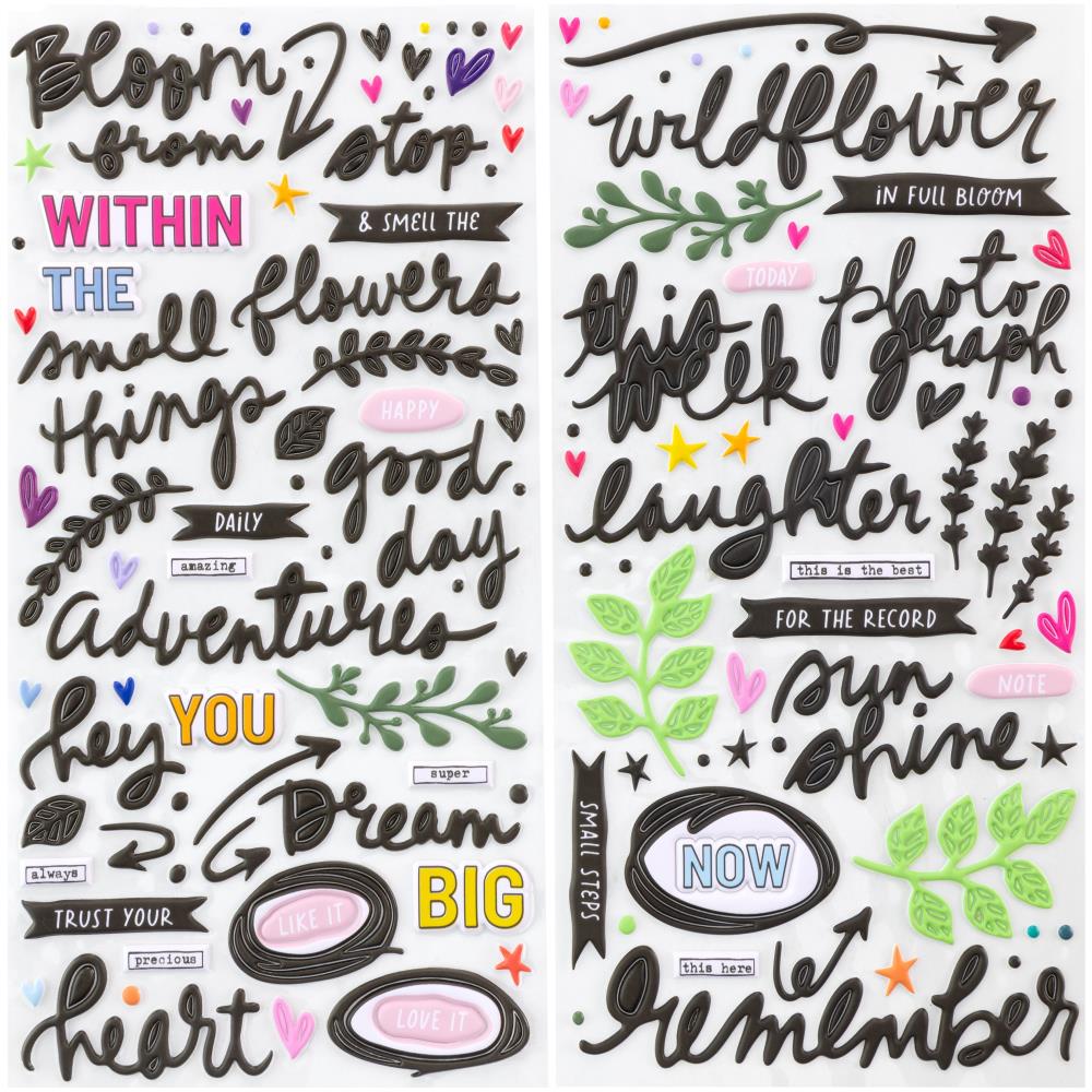 49 and Market The Flower Emporium Puffy Stickers vbf-31317 product image