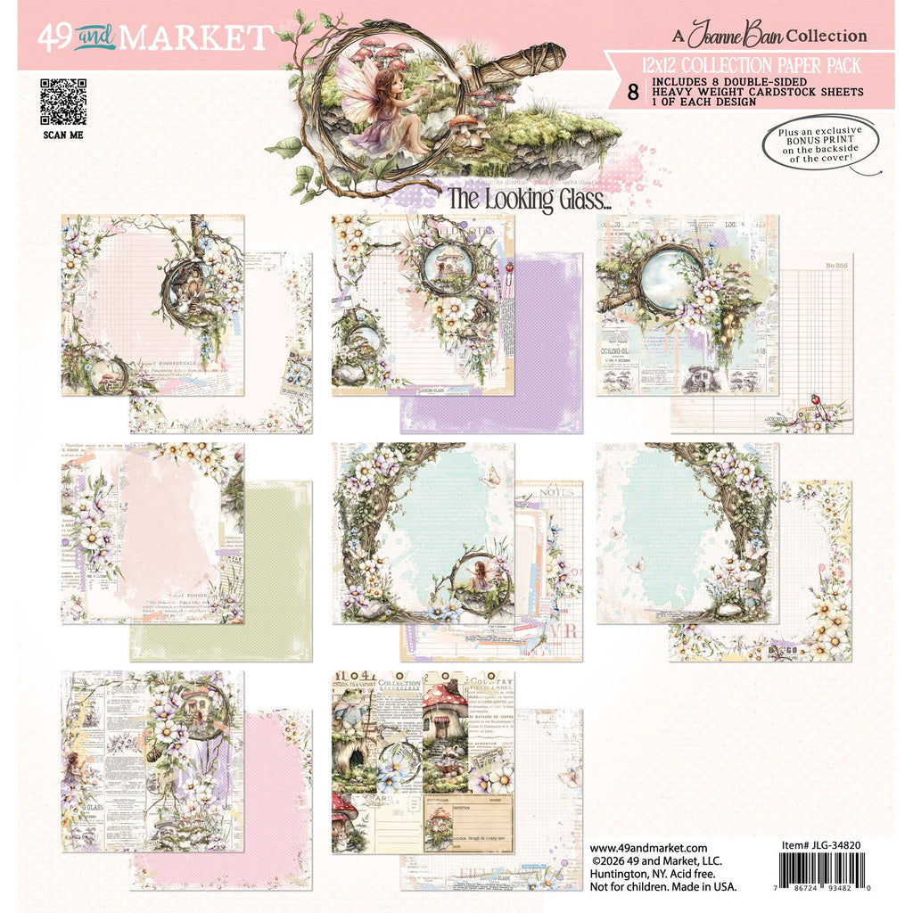 49 and Market The Looking Glass 12 x 12 inch Collection Pack jlg-34820
