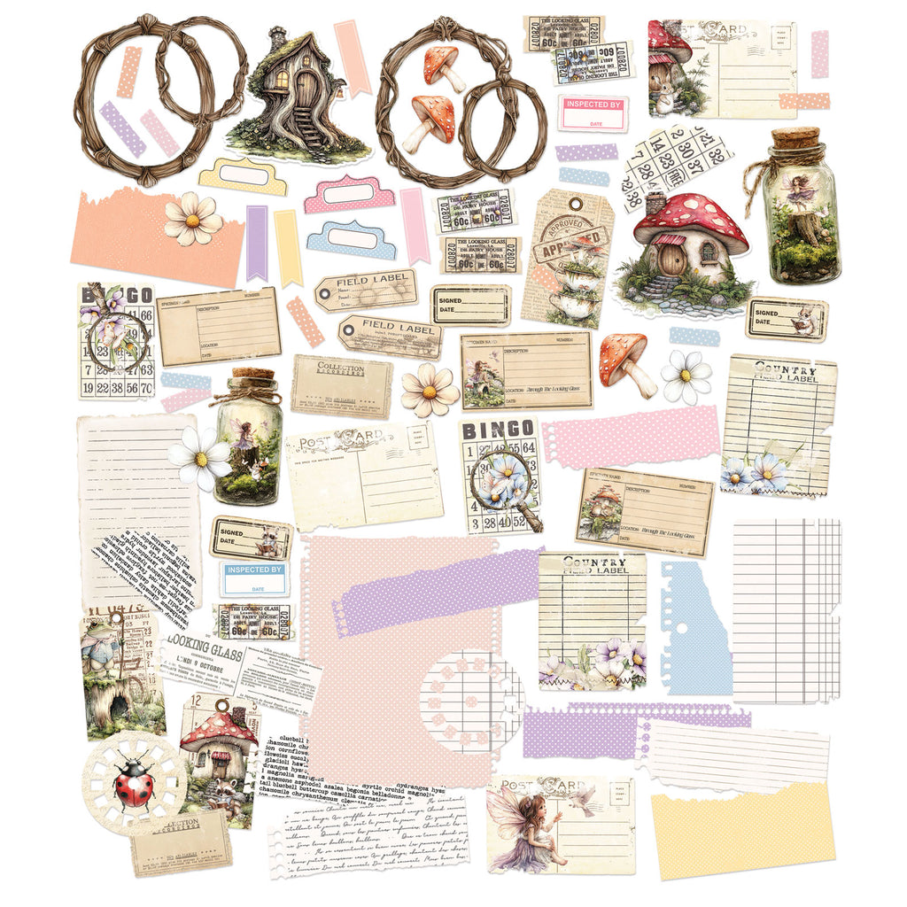 49 and Market The Looking Glass Ephemera Assortment jlg-35001 image 1