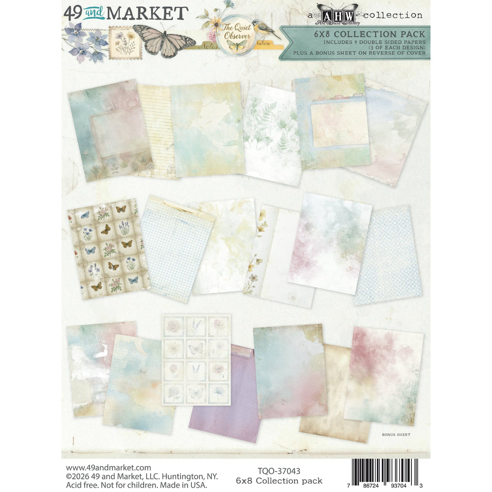 49 and Market The Quiet Observer 6 x 8 inch Paper Pack tqo-37043