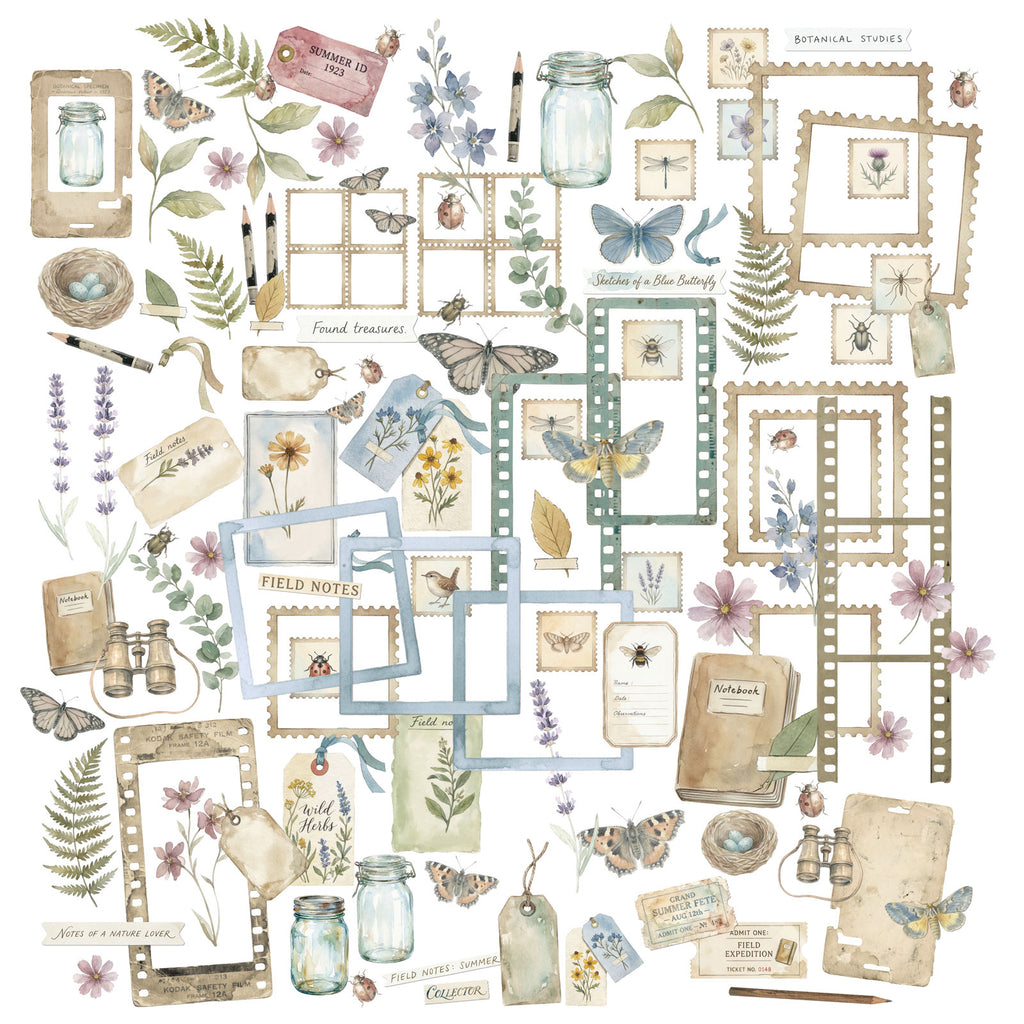 49 and Market The Quiet Observer Laser Cut Elements tqo-37197 contents inside package