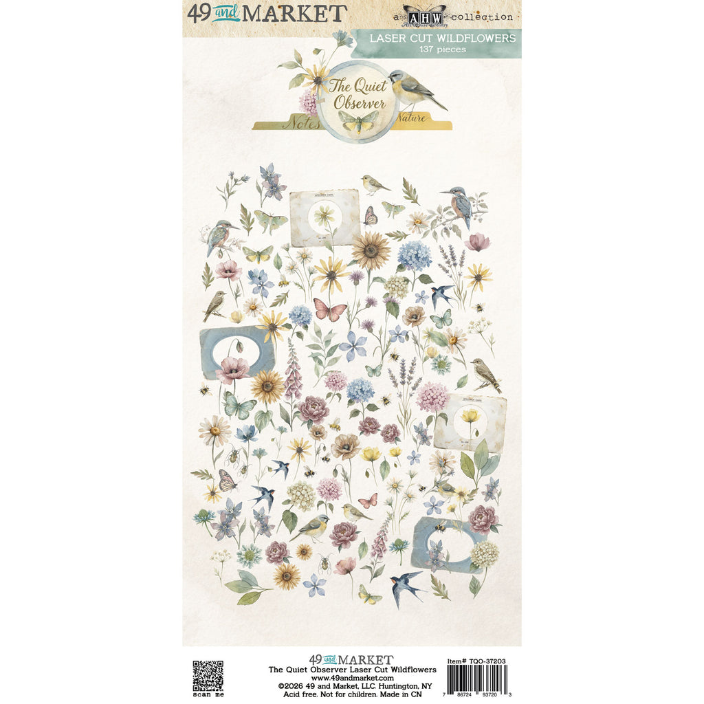 49 and Market The Quiet Observer Laser Cut Wildflowers tqo-37203