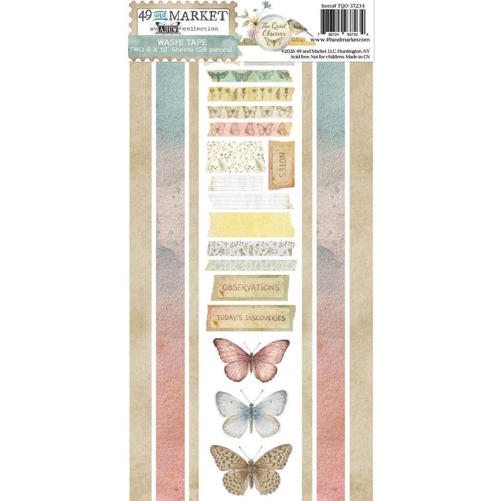 49 and Market The Quiet Observer Washi Sheets tqo-37234
