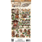 49 and Market Timber and Tweed Floral Laser Cut Sheets dtt-34776
