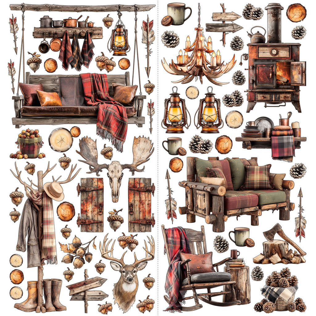 49 and Market Timber and Tweed Laser Cut Elements dtt-34769 image 1