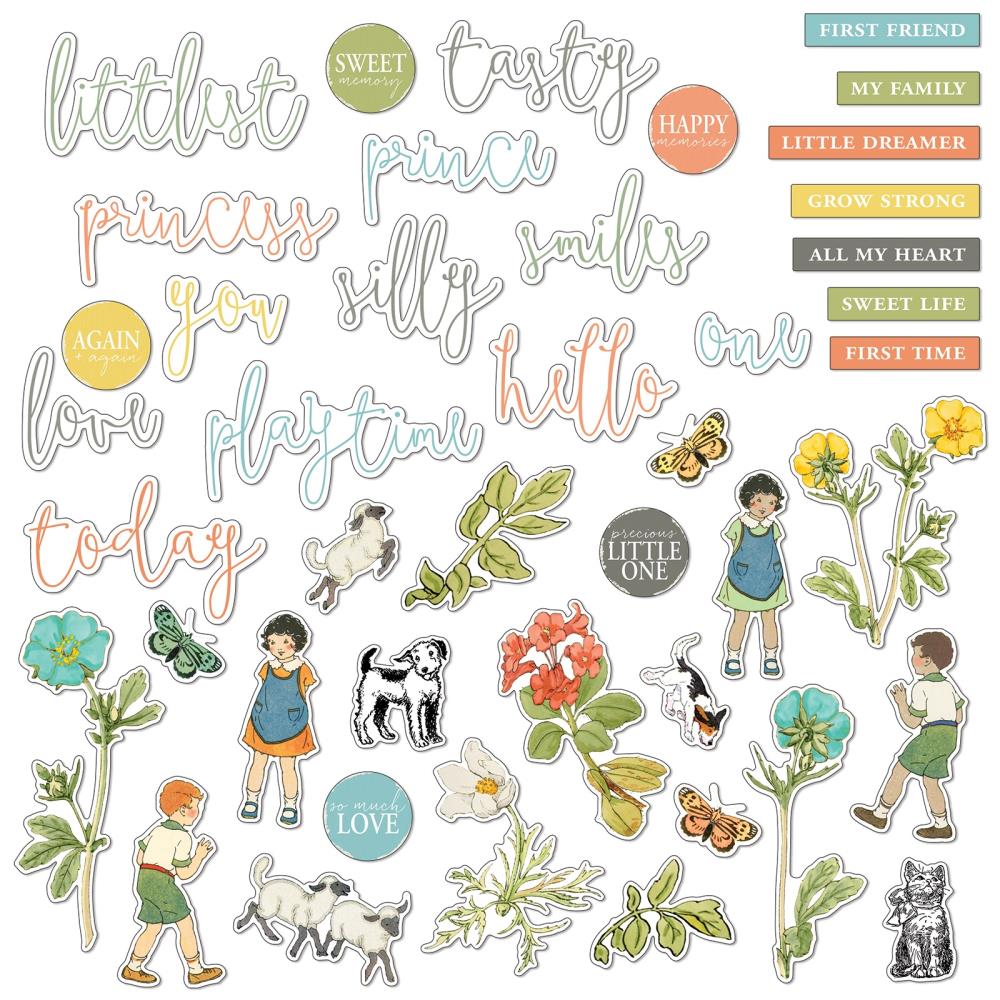 49 and Market Toddler Time Chipboard Assortment tt-30211 product image