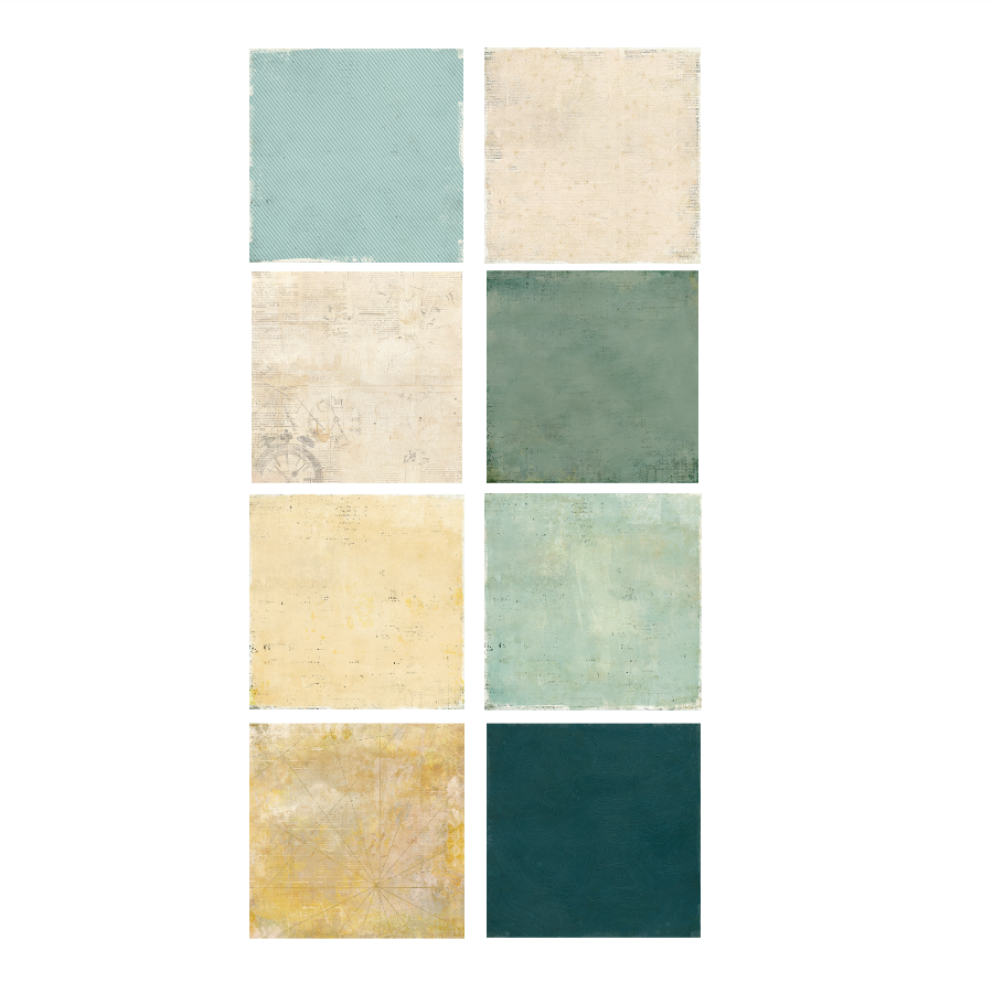 49 and Market Travel Diaries Solids 12 x12 inch Paper Pack mtd-35759 image 1