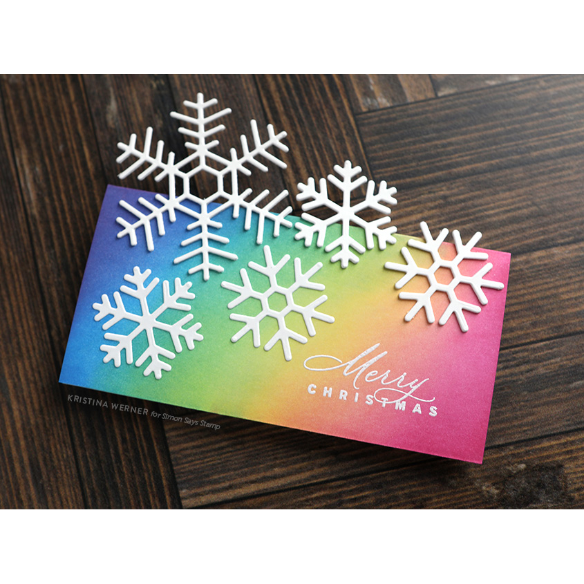 Simon Says Stamp! Simon Says Stamp HARMONY SNOWFLAKES Wafer Dies sssd112464 Christmas Card | color-code:ALT01