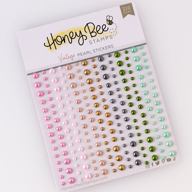 Honey Bee Vintage Love Pearl Stickers hbgs-prl16