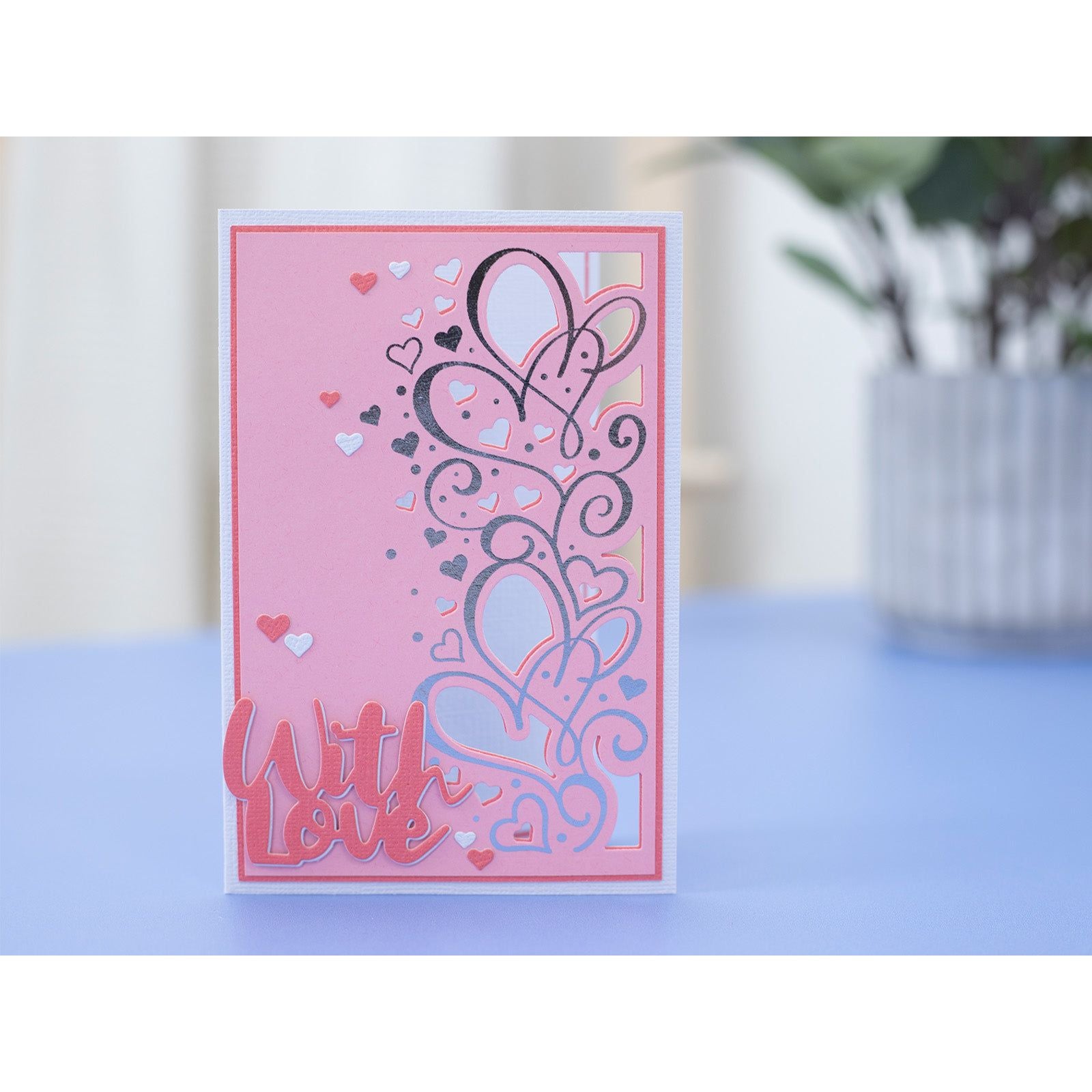 Crafter's Companion Hearts And Swirls Metal Die And Foil Rub Ons cc-foiltr6-md-hs