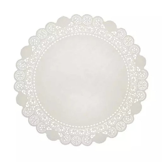 4 Inch Round White Doilies 24 Pack