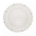 4 Inch Round White Doilies 24 Pack