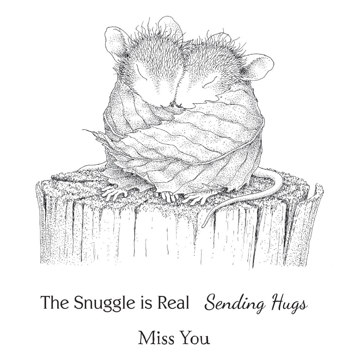 Spellbinders: House Mouse Snuggle Up Cling Stamp Set Spellbinders: House Mouse Snuggle Up Cling Stamp Set