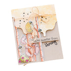 Tonic Hungry Honey Bears Stamp And Die Set sc20 you're sweeter than honey card