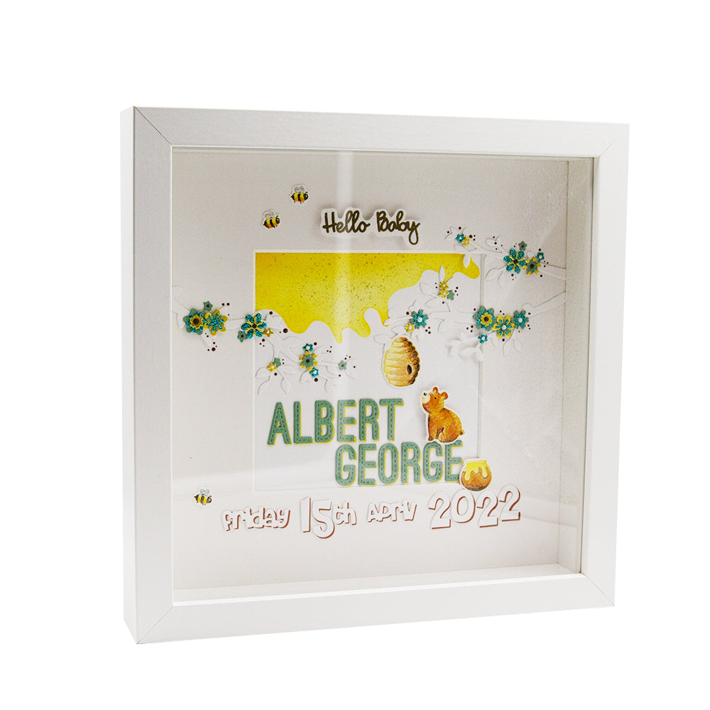 Tonic Hungry Honey Bears Stamp And Die Set sc20 baby frame