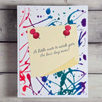 Spellbinders Memo Splatter BetterPress Plate bp-302