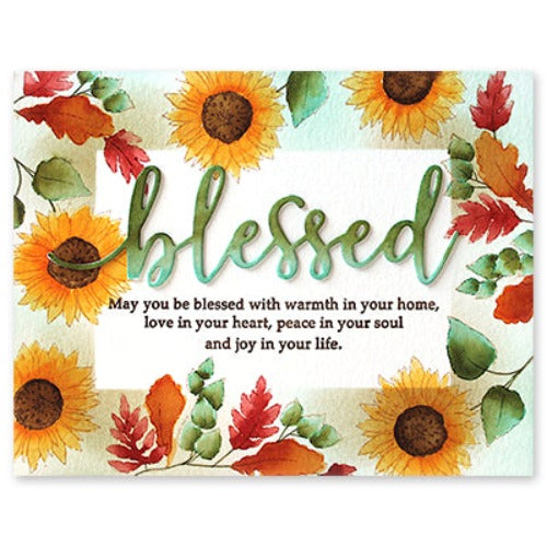 Penny Black Blessed Edger Thin Metal Creative Dies 51-801 blessed