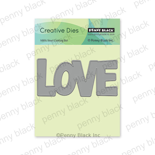 Penny Black Love Letter Thin Metal Creative Die 51-803