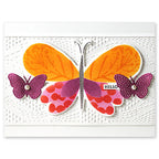 Penny Black Aerial Cut Outs Coordinating Thin Metal Creative Die 51-811 hello
