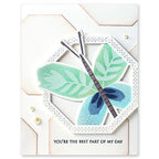 Penny Black All In One Hexogon Thin Metal Creative Dies 51-816 with love
