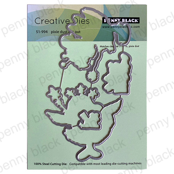 Penny Black Pixie Dust Clear Stamp and Die Set