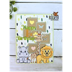 Riley And Company Cocktail Clear Stamp and Die Set
