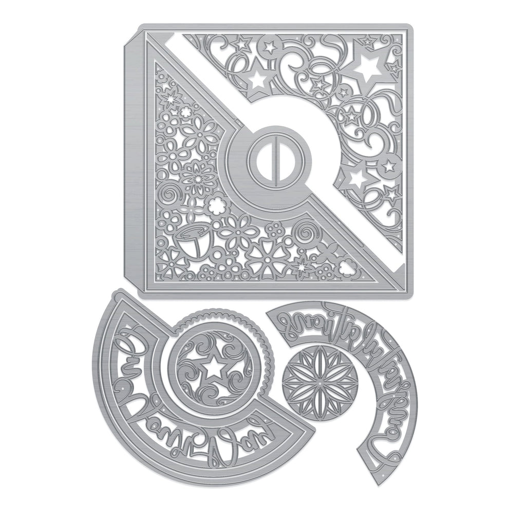 Tonic Secret Circle Easel Card Dies 5302e metal dies