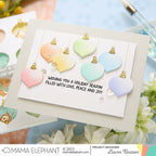 Mama Elephant Ornament Grid Cover Creative Cuts Steel Die holiday season