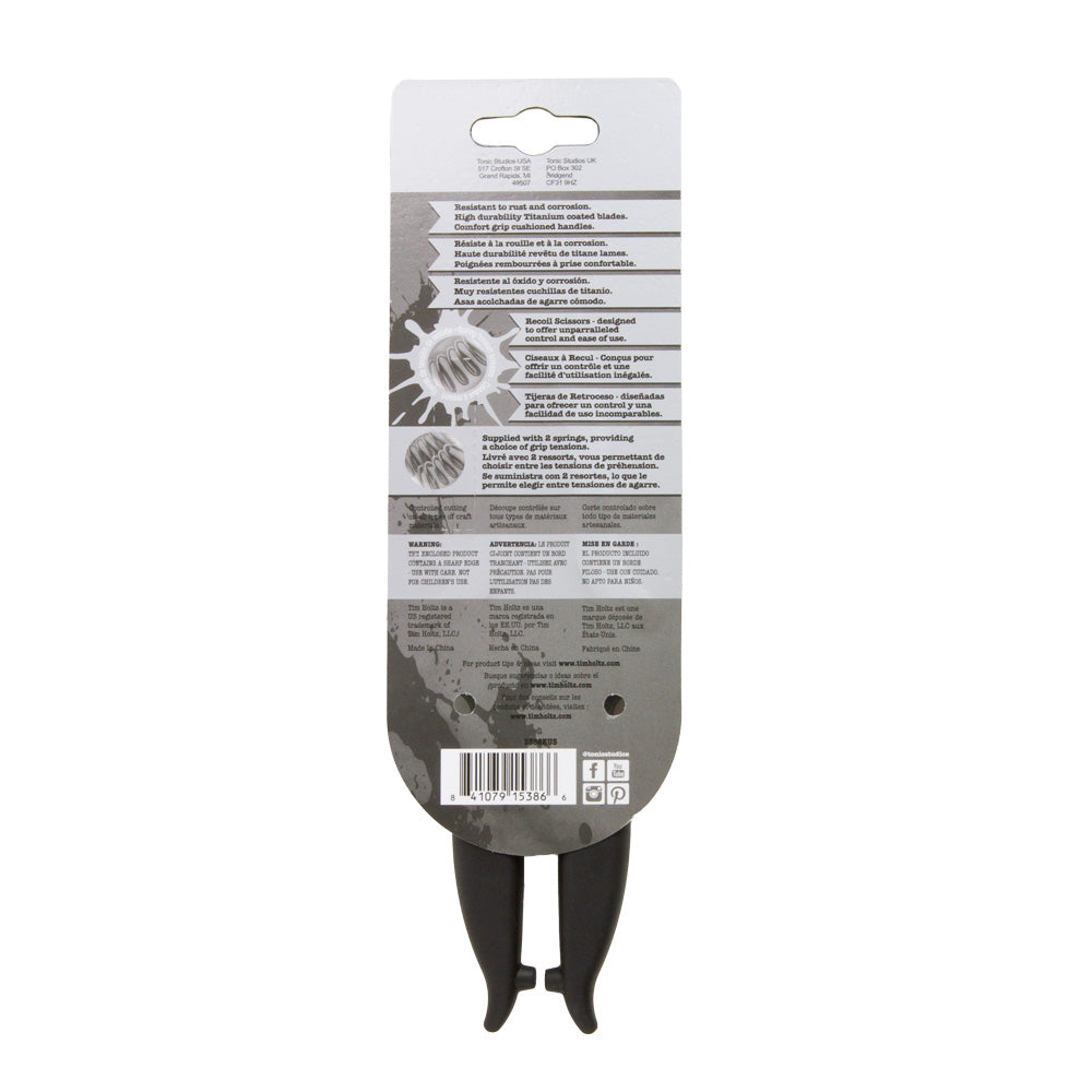 Tim Holtz Tonic 6.75 Inch Mini Recoil Snips 5386e
