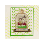 Tonic Bell Jar Die And Stencil Set 5413e mushrooms and dragonfly