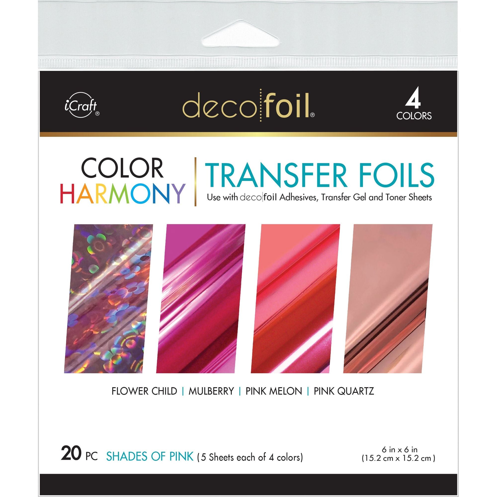 Therm O Web Shades of Pink Deco Foil Harmony Foil Pack 5416