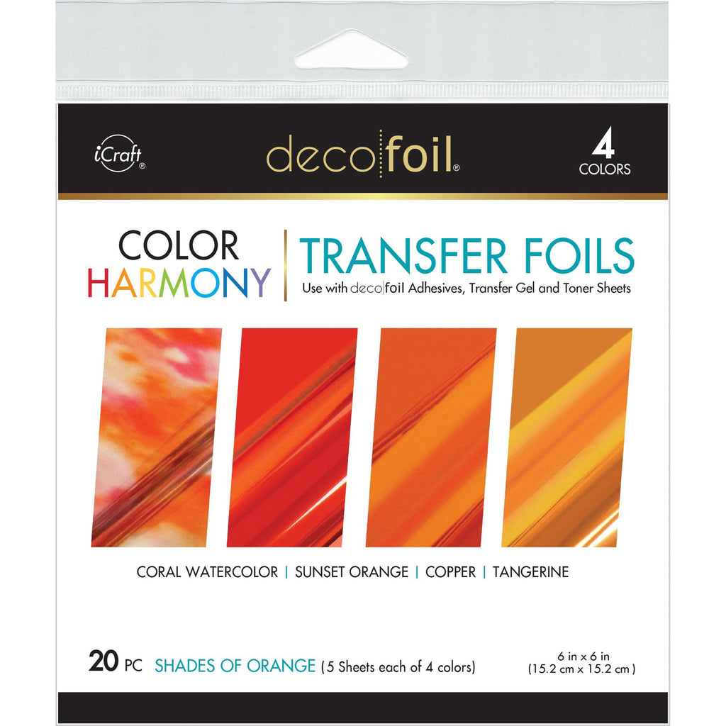 Therm O Web Shades of Orange Deco Foil Harmony Foil Pack 5417