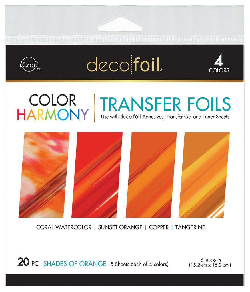 Therm O Web Shades of Orange Deco Foil Harmony Foil Pack 5417