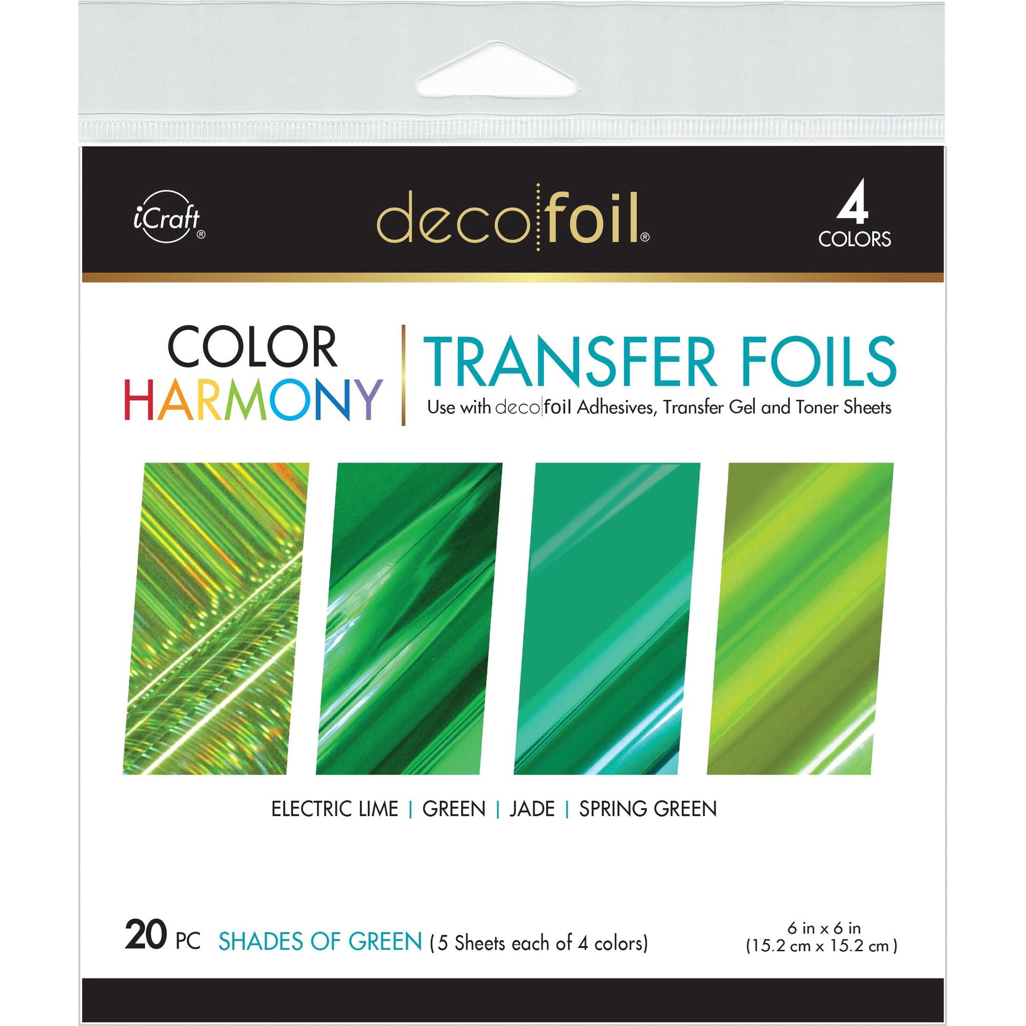 Therm O Web Shades of Green Deco Foil Harmony Foil Pack 5418