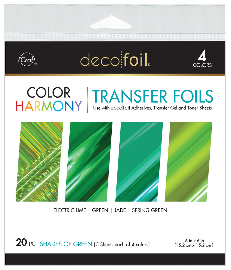 Therm O Web Shades of Green Deco Foil Harmony Foil Pack 5418