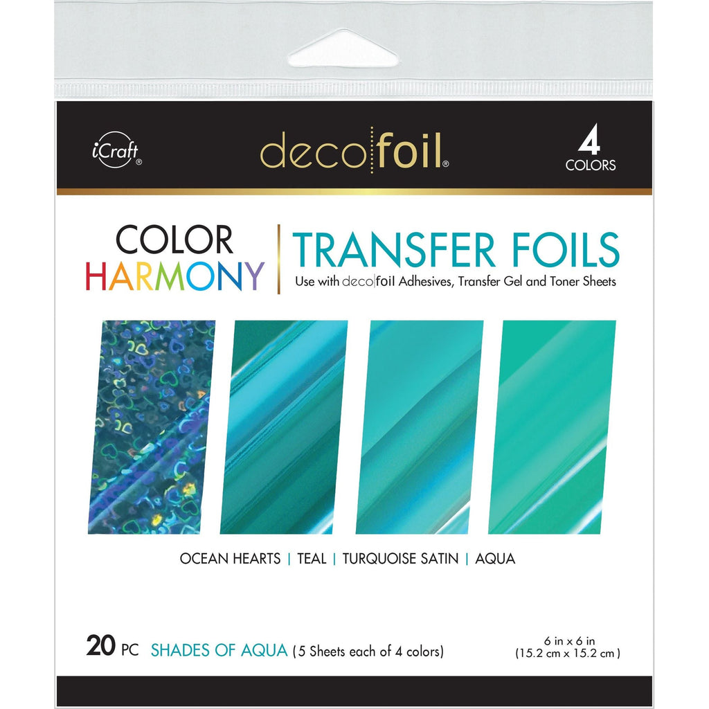 Therm O Web Shades of Aqua Deco Foil Harmony Foil Pack 5419