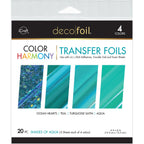Therm O Web Shades of Aqua Deco Foil Harmony Foil Pack 5419