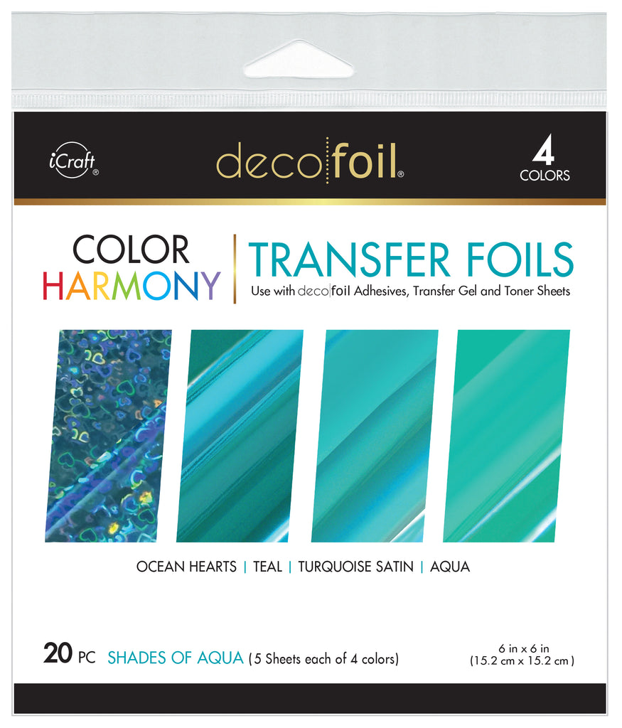 Therm O Web Shades of Aqua Deco Foil Harmony Foil Pack 5419
