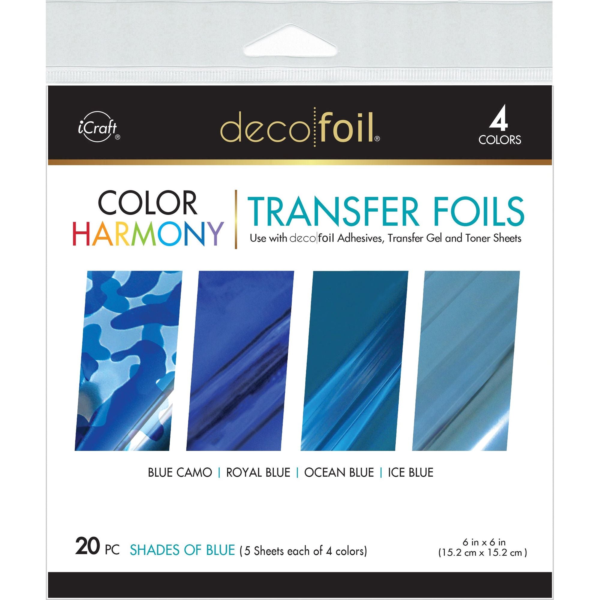 Therm O Web Shades of Blue Deco Foil Harmony Foil Pack 5420