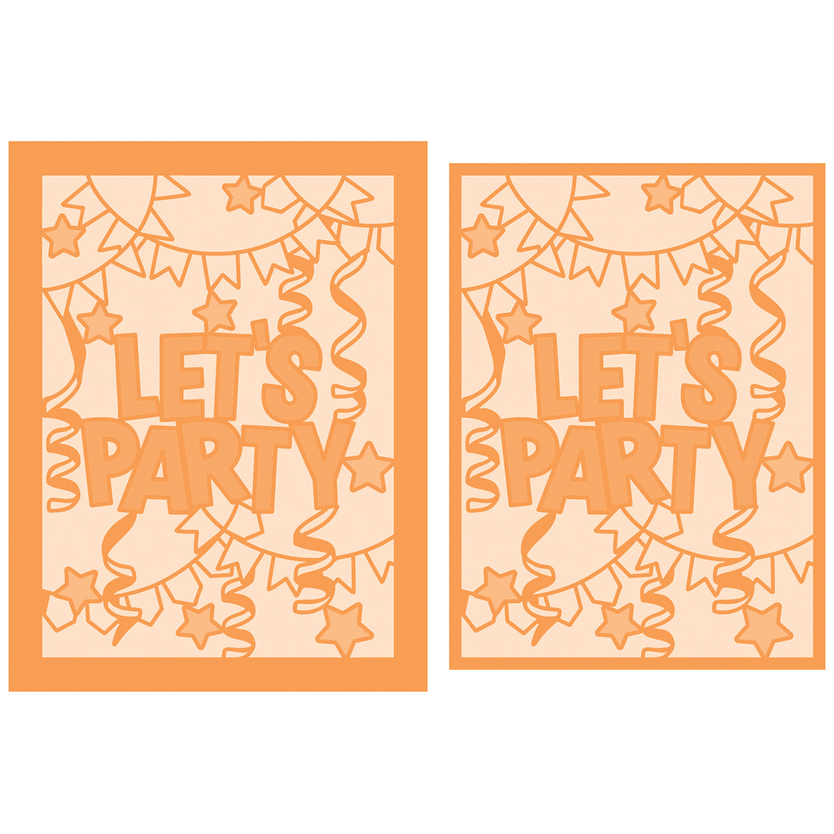 Tonic Celebration Frames Let's Party Dies 5427e mock up