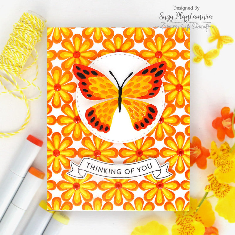 Simon Says Stamp Exquisite Butterfly Wafer Dies s999 You Are My Favorite Thinking of You Card | color-code:ALT14