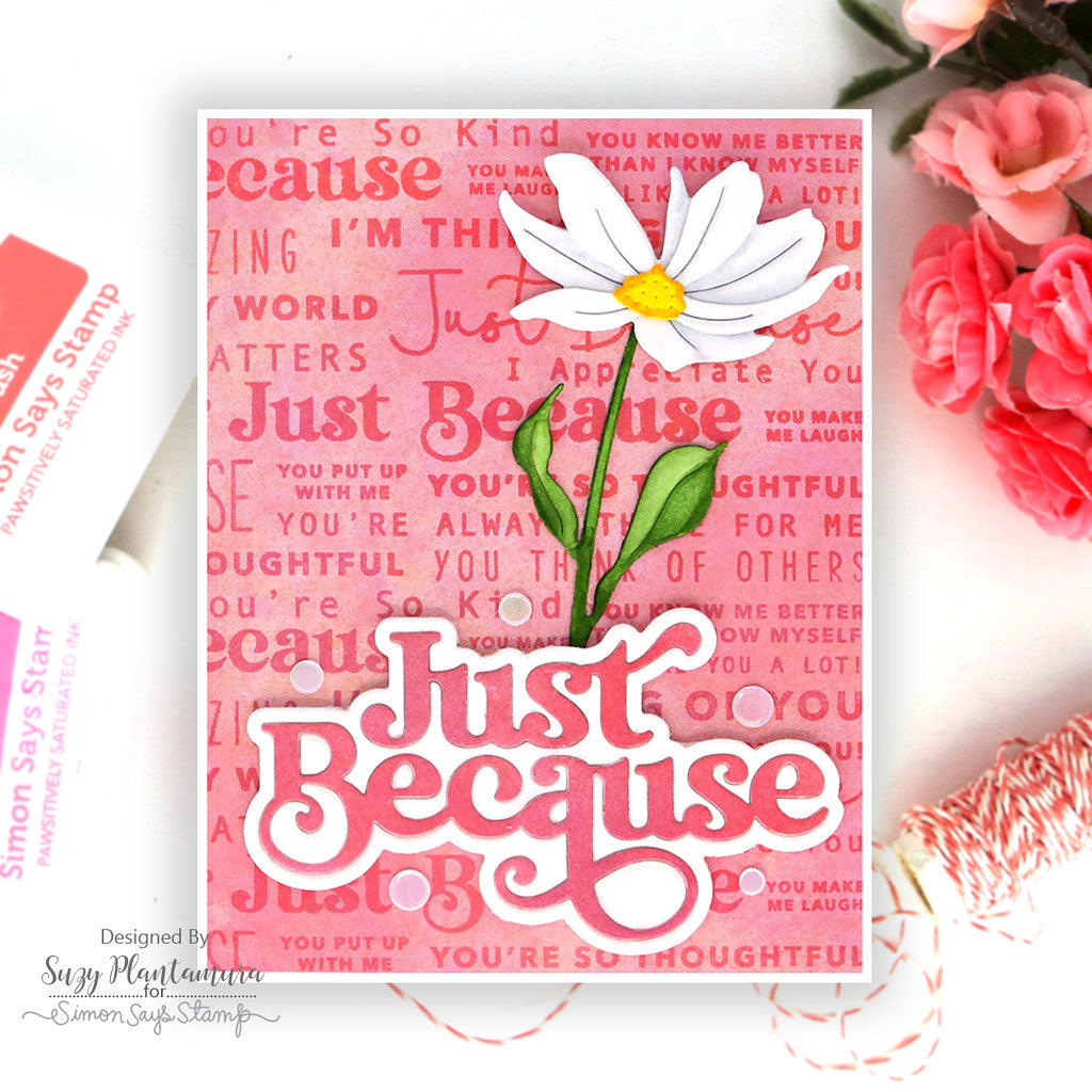 Simon Says Stamps and Dies Just Because set850jb Stamptember Just Because Card | color-code:ALT02